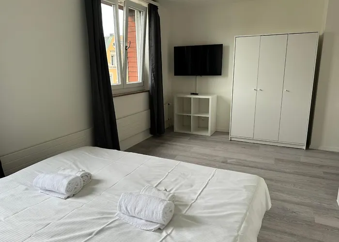 Apartment Urban Oasis With Queen Bed And View Be-54 Zurich